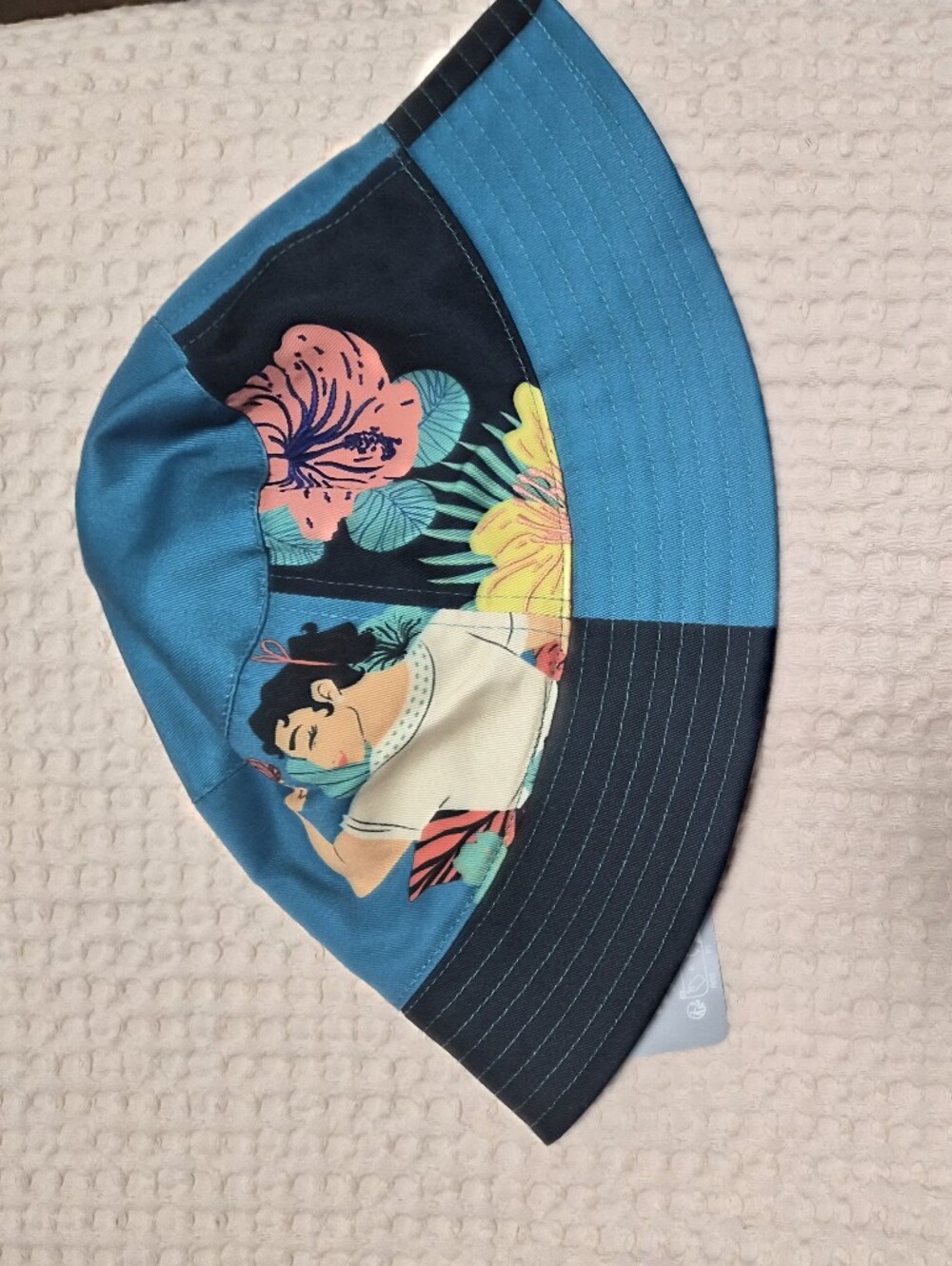 Blue Floral Patchwork Encanto Bucket Hat